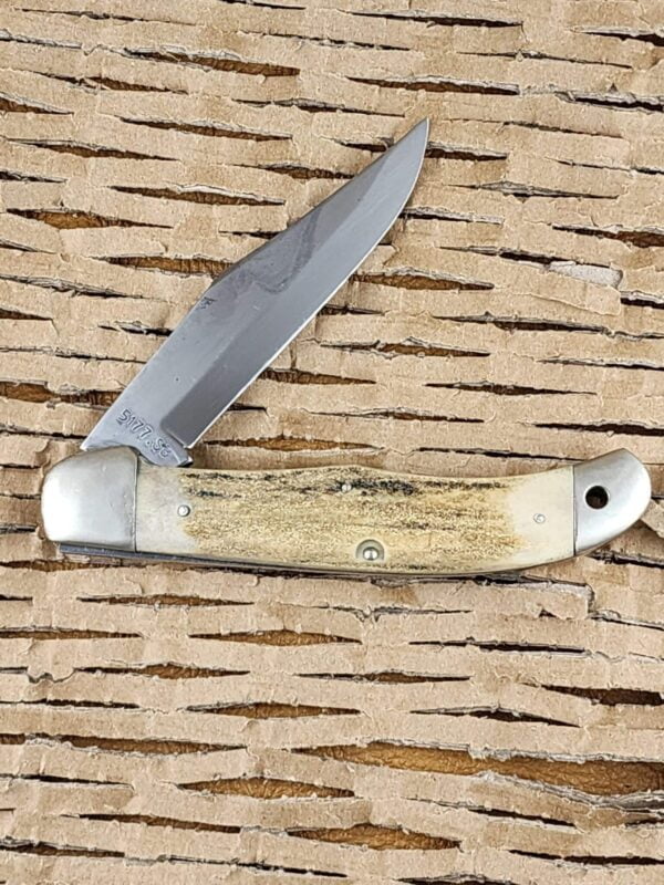 Custom Colorado USA Folding hunter in Genuine Stag #012 knives for sale