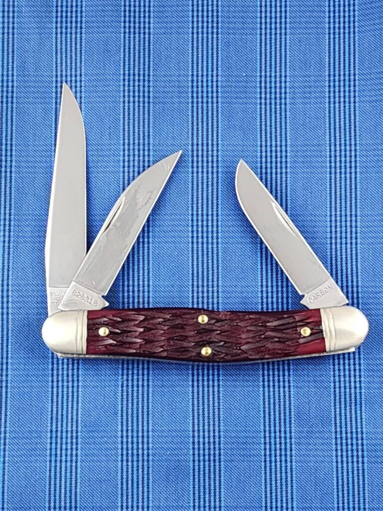 GEC #828318 Elderberry Jigged Bone knives for sale