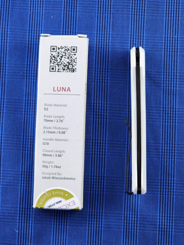 Real Steal Luna with Custom White Scales knives for sale