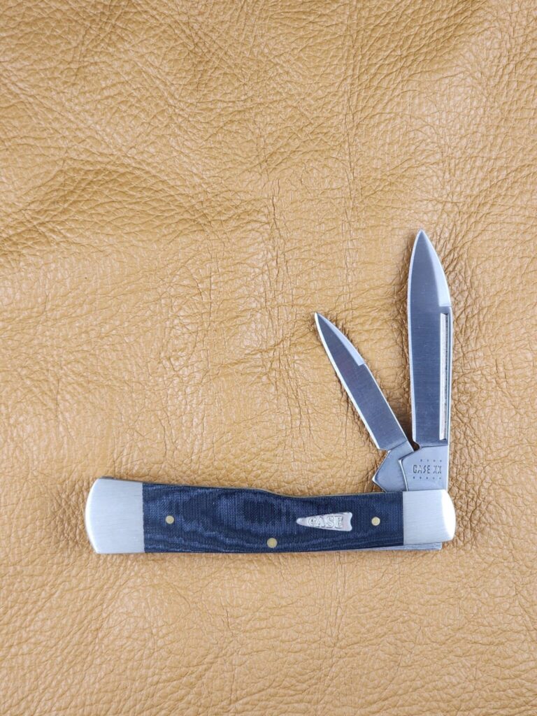 Case Black Micarta Smooth Gunstock 27735 (102130SS) knives for sale