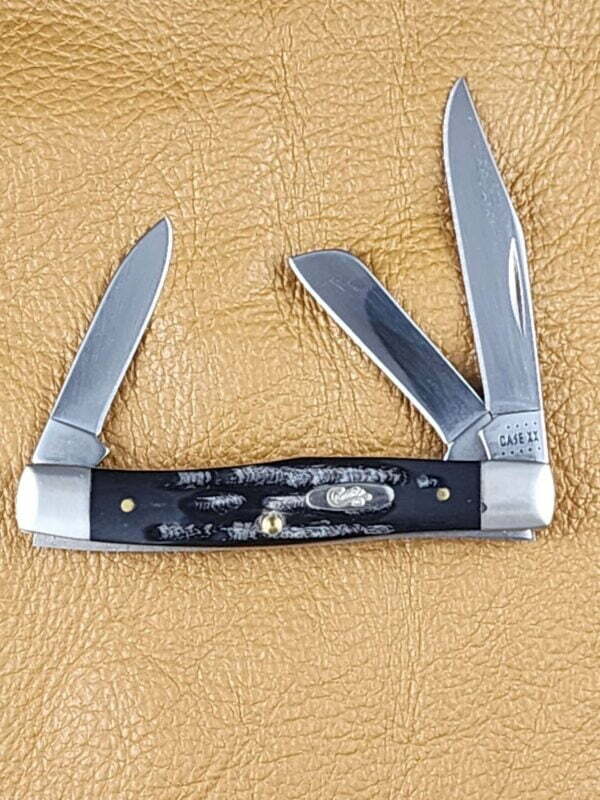 Case Buffalo Horn Jig Medium Stockman 65012 (BH3032 ss) knives for sale