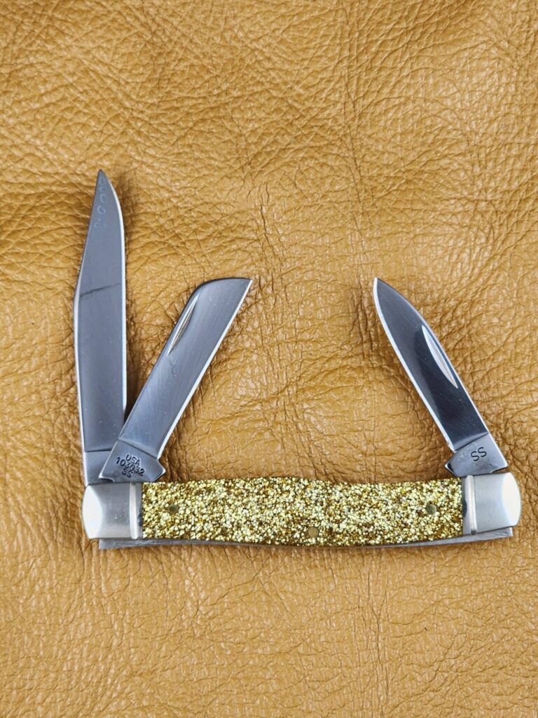 Case Spar XX Gold Dust Kirinite Smooth Medium Stockman 50983 (103032 SS) knives for sale