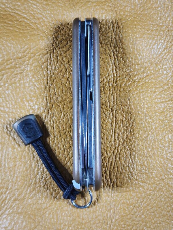 Custom Forge Custom Victorinox Compact with Copper Scales knives for sale