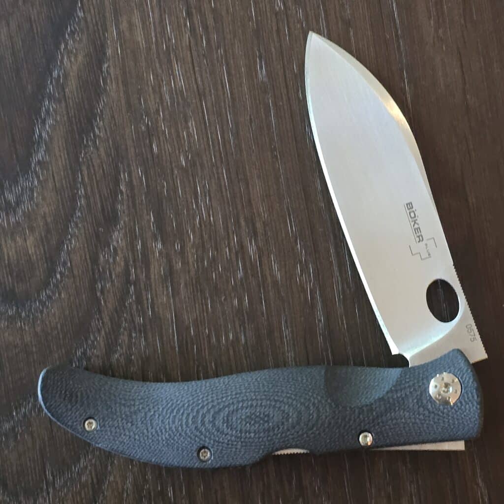 Böker Plus 01BO251 Black Yukon Straight 440C Folding Pocket Knife Model #: 01BO251 – gallery image 2