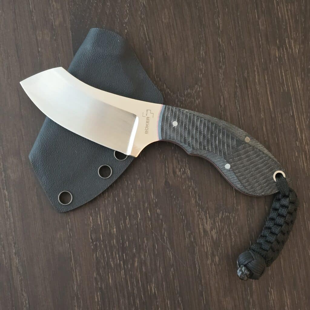 Böker Plus Rhino Knife 3" 440C Stainless Steel Blade Full Tang Black G10 Handle – gallery image 5