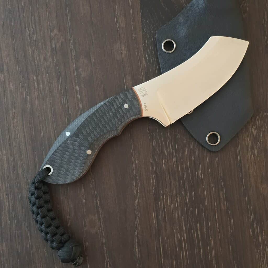 Böker Plus Rhino Knife 3" 440C Stainless Steel Blade Full Tang Black G10 Handle – gallery image 4