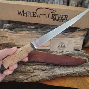 White River Knife & Tool 8.5" Fillet Knife with Cork Handle knives for sale