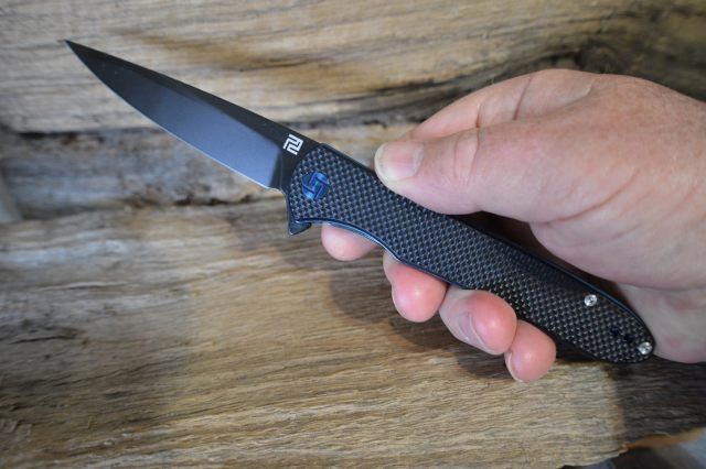 Artisan Traditions 1702PS Black Carbon Fiber knives for sale