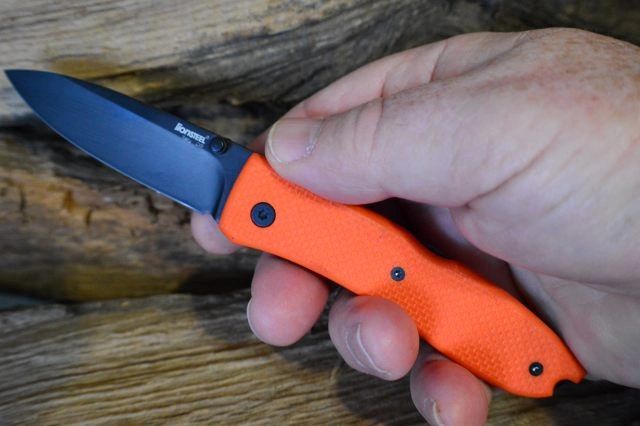 Lion Steel Opera Orange Lock Back 880BOR knives for sale