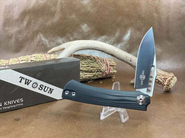Two Sun T5221-CF M390 Jelly-Jerry Design knives for sale