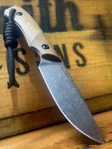 Smith & Sons AXIOM Fixed Blade in Marshgrass Richlite knives for sale