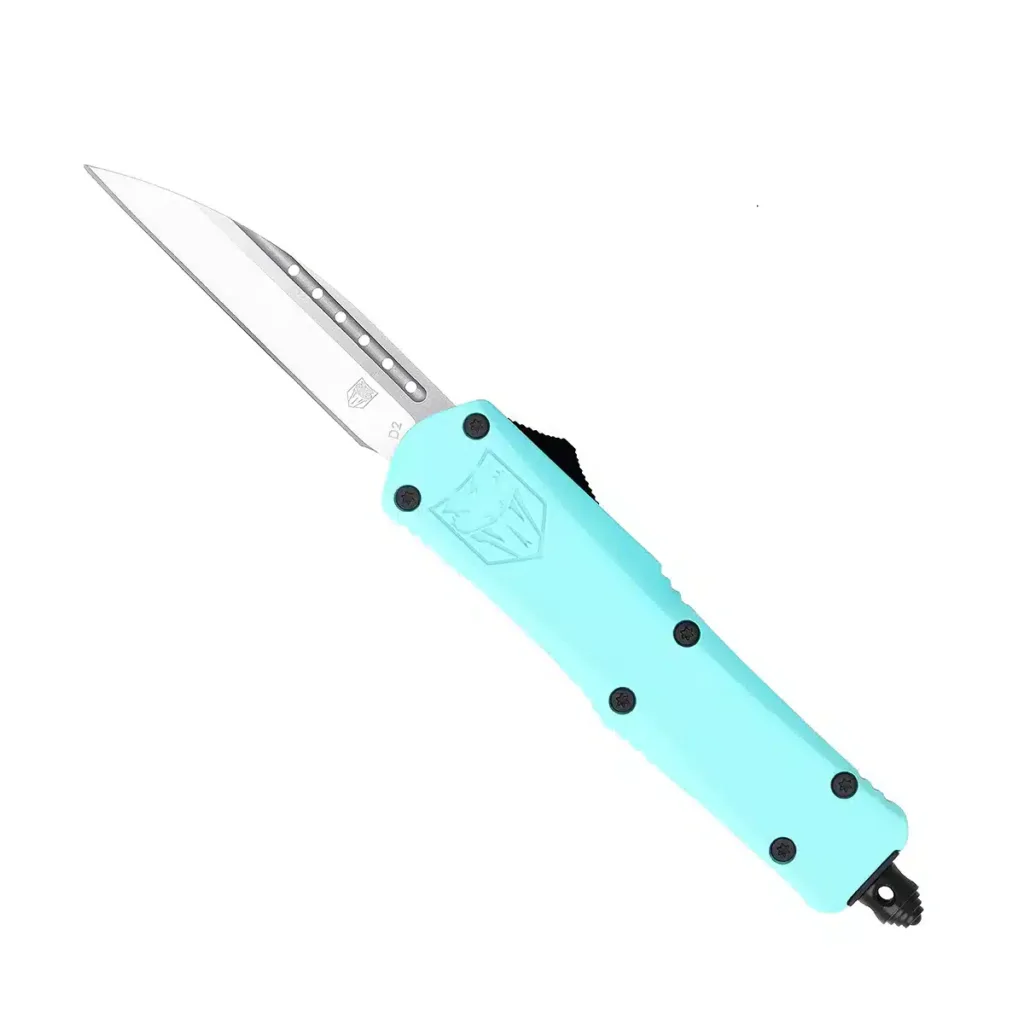 CobraTec Small FS-3 Mint Blue OTF Wharncliffe knives for sale