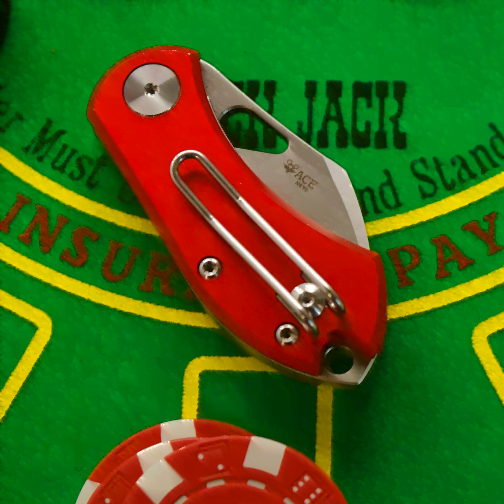 Giant Mouse ACE Nibbler-Red Aluminum knives for sale