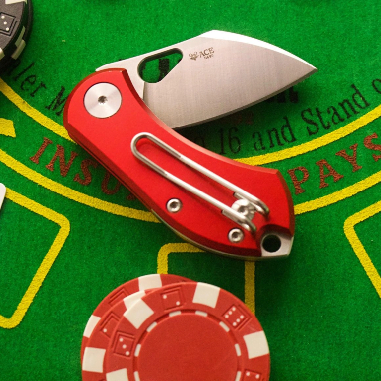 Giant Mouse ACE Nibbler-Red Aluminum knives for sale