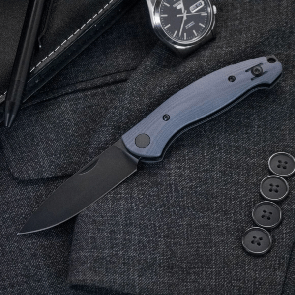 Giant Mouse ACE Farley-Blue G10 PVD knives for sale