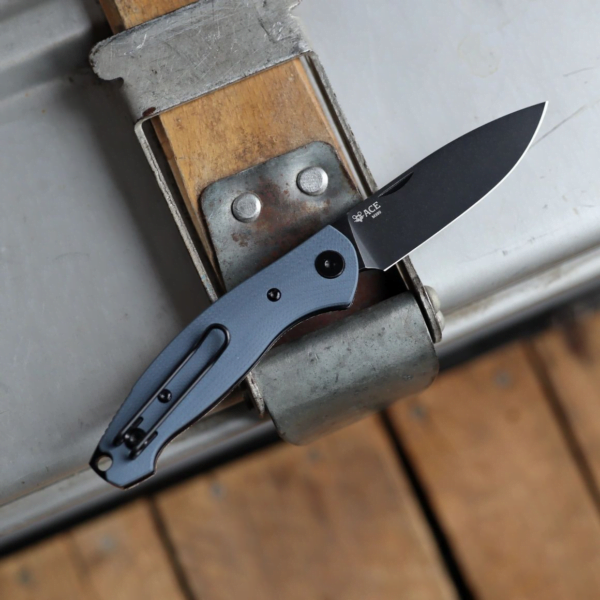 Giant Mouse ACE Farley-Blue G10 PVD knives for sale
