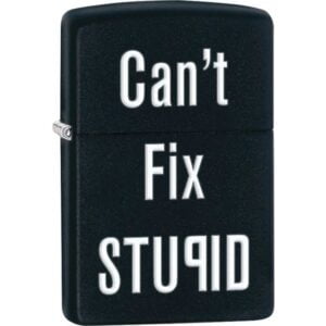 Zippo "Can't Fix Stupid" Lighter knives for sale