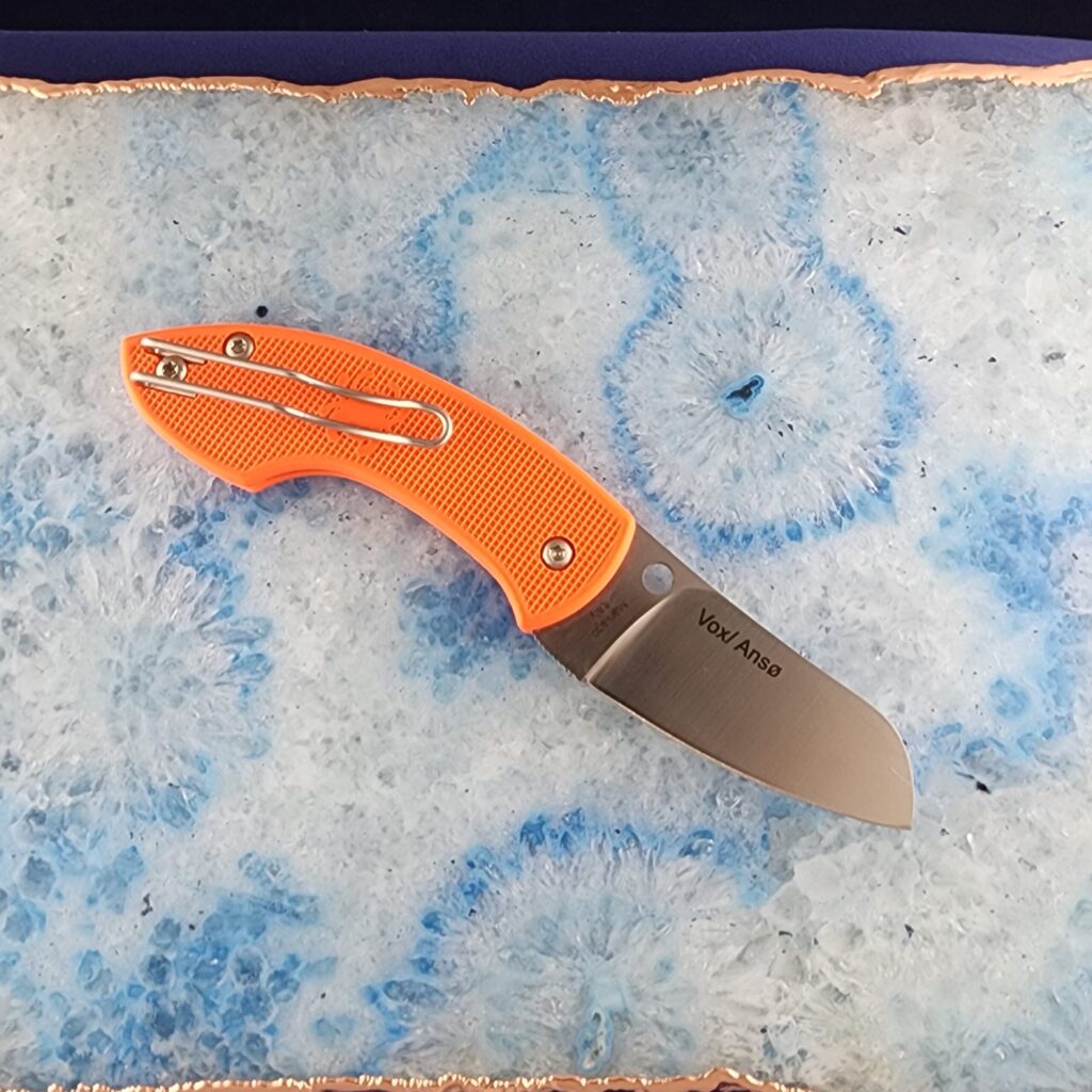 Spyderco Orange Vox/Anso N690 Co knives for sale