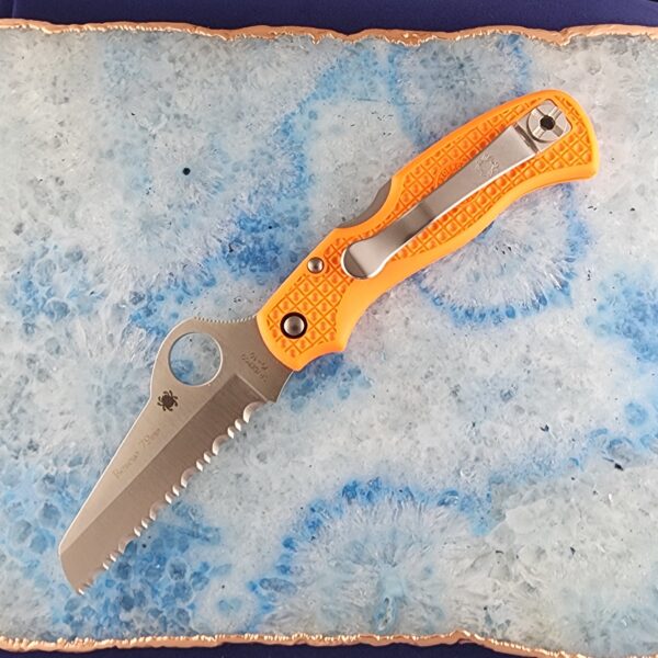 Spyderco Orange 79 MM Rescue C45SOR knives for sale