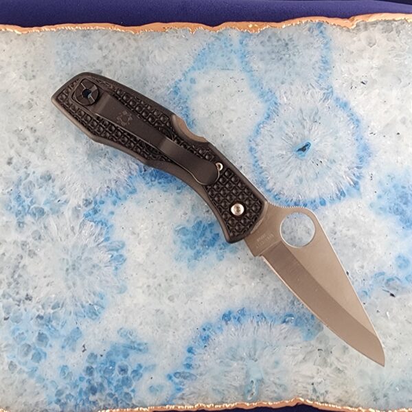 Spyderco H1 Salt 1 Black Lockback USED | TSA Knives