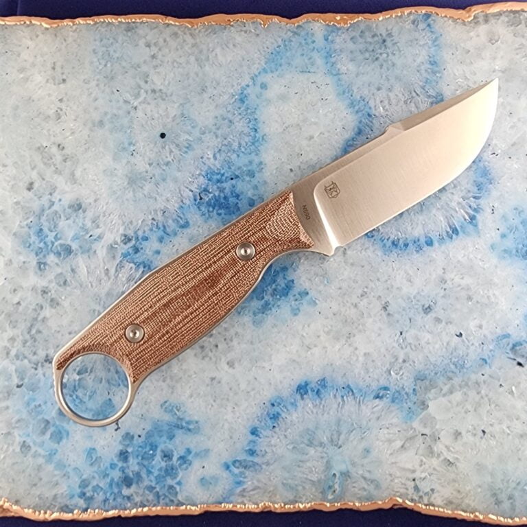 Real Steel Furrier Harpoon Red Micarta knives for sale