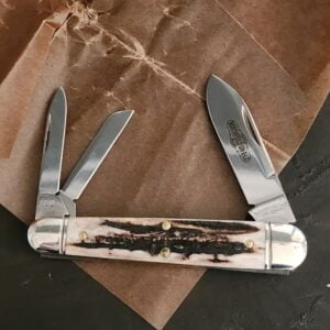 Great Eastern Cutlery #592322 Sambar Stag knives for sale
