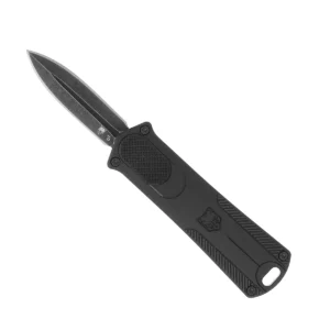 CobraTec OTF 952 Dagger-Black Dagger Not Serrated