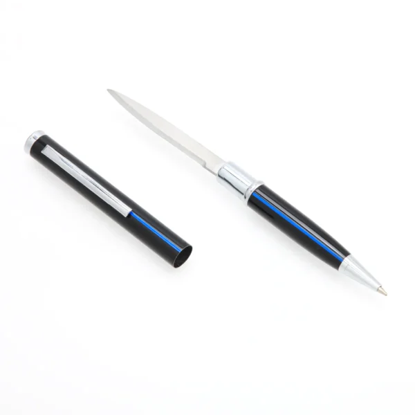 CobraTec Thin Blue Line Pen Knife