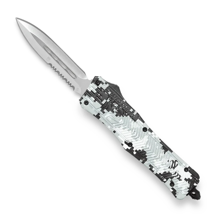 Medium CTK-1 Winter Digi Camo Dagger 1-Side Serrated