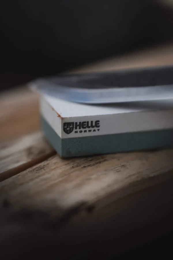 Helle Sharpening stone Small with leather holster