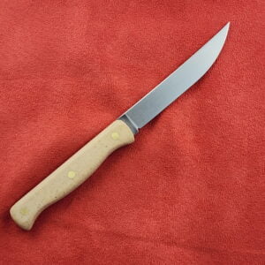 GEC #K43SS Carbon Steel Slicing Knife in Muslin Micarta knives for sale