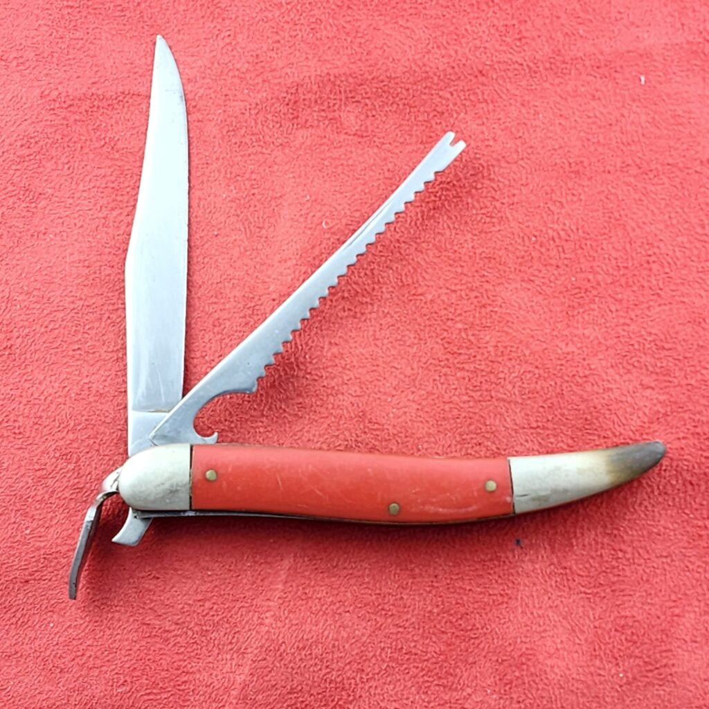 Vintage Fishing Knife STURGEON ZARYA Davydkovo USSR 1980s