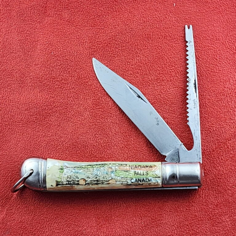 Richards Sheffield England Vintage Niagra Falls Canada Fish Knife USED knives for sale