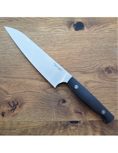 Bradford Chef Knife AEB-L Steel Microtextured Black G-10