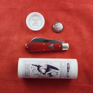 GEC #863223 P Red Linen Micarta