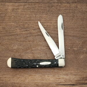Ka-Bar Knives USA Vintage Trapper in Brown Jigged Bone knives for sale