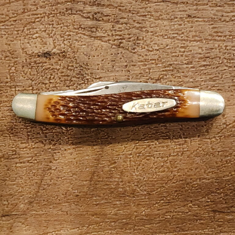 Ka-Bar Knives USA Vintage 1081 Brown Jigged Bone knives for sale
