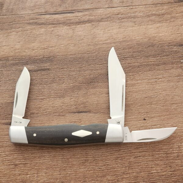 Case Knives USA T. Bose Cattle Knife Ebony and 154-CM #732015
