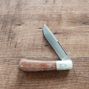 Northwoods Knives Madison Barlow Natural Canvas Micarta knives for sale