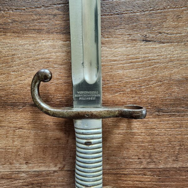 Weyersberg Kirschbaun & Co. Solingen E9267 Vintage Bayonet with original Scabbard