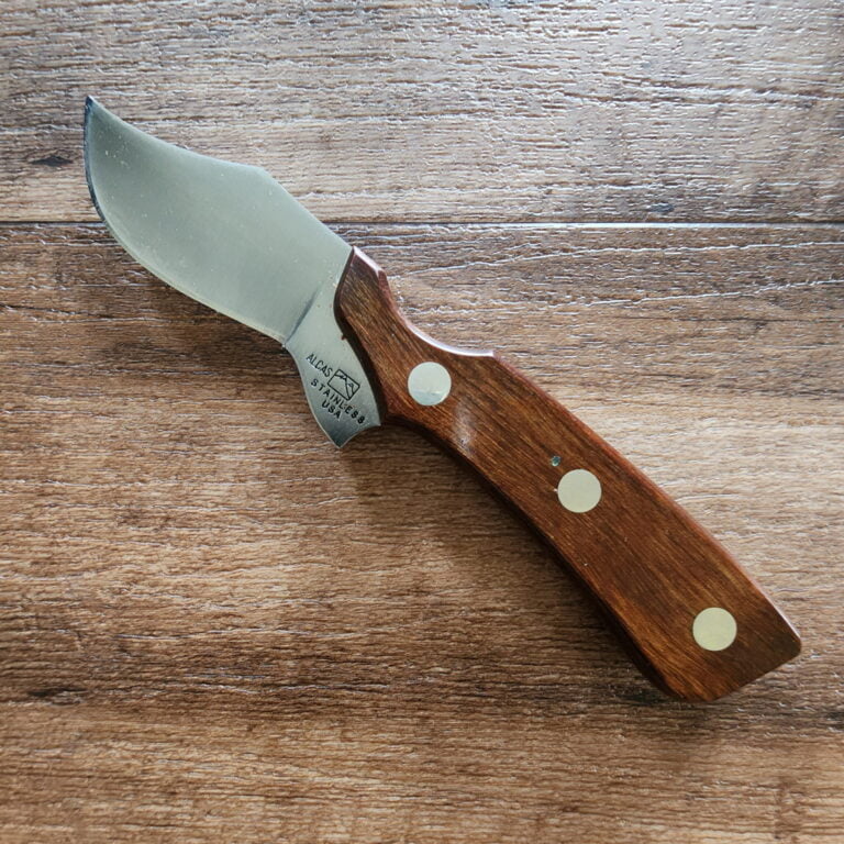 ALCAS Pre 1985 Fixed Blade Skinner AF05 Stainless USA knives for sale