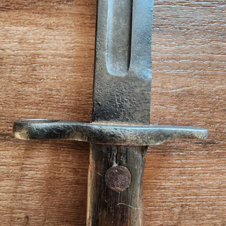 USA made Vintage Knife cut down from Bayonet from the early 1900's knives for sale