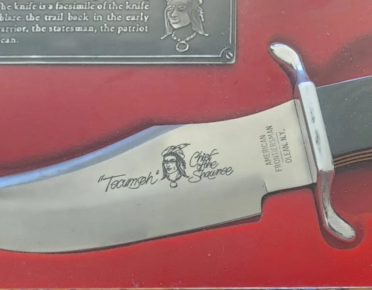 1980's Tecumsah American Frontiersman by Alcas (cosmetic second) knives for sale