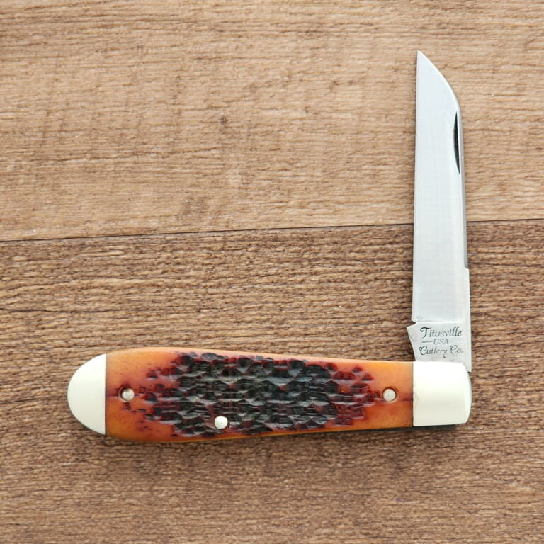 Daniels Family Knife Brands 2023 Titusville Old Man Jack Catalina Wine Bone 1 of 60 knives for sale
