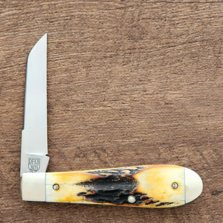 Daniels Family Knife Brands 2023 Titusville Old Man Jack Burnt Stag 1 of 50