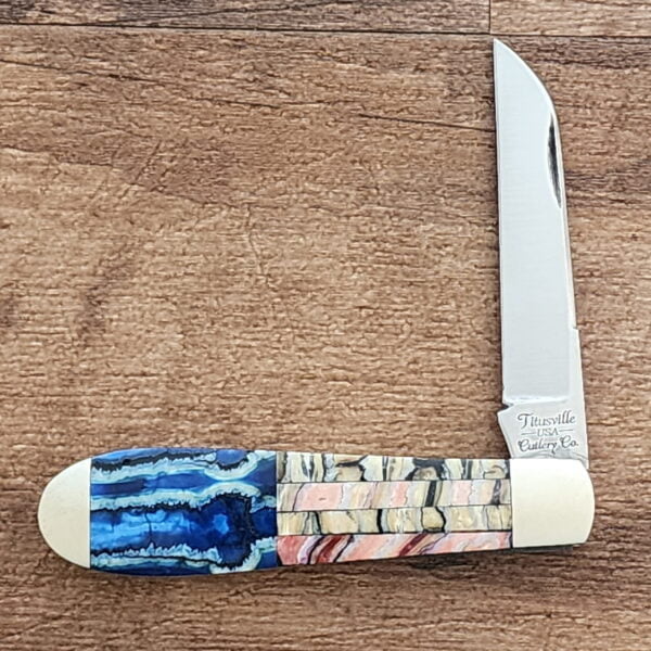 Cultured Artistry Collection Titusville Cutlery Co. Mammoth Mike Old Glory Old Man Jack 1 of 25 a production of Daniels Family Knife Brands