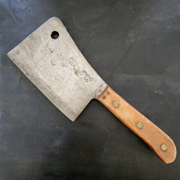 Vintage Meat Cleaver Royal Brand Cutlery Co. knives for sale