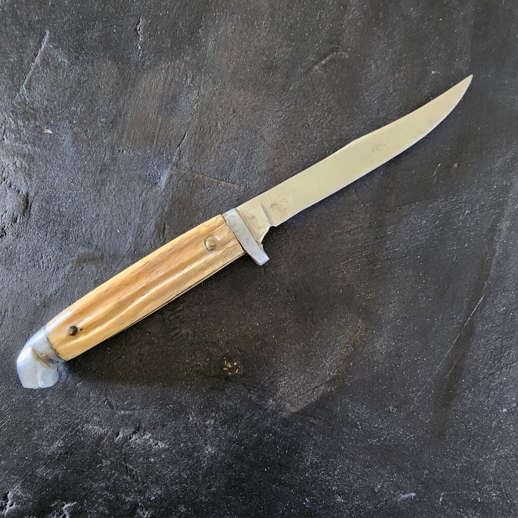 Queen Steel #85 Mini Hunter Vintage Sheath Knife For Sale