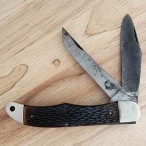Schrade Walden NY USA #225H Vintage Folding Knife knives for sale