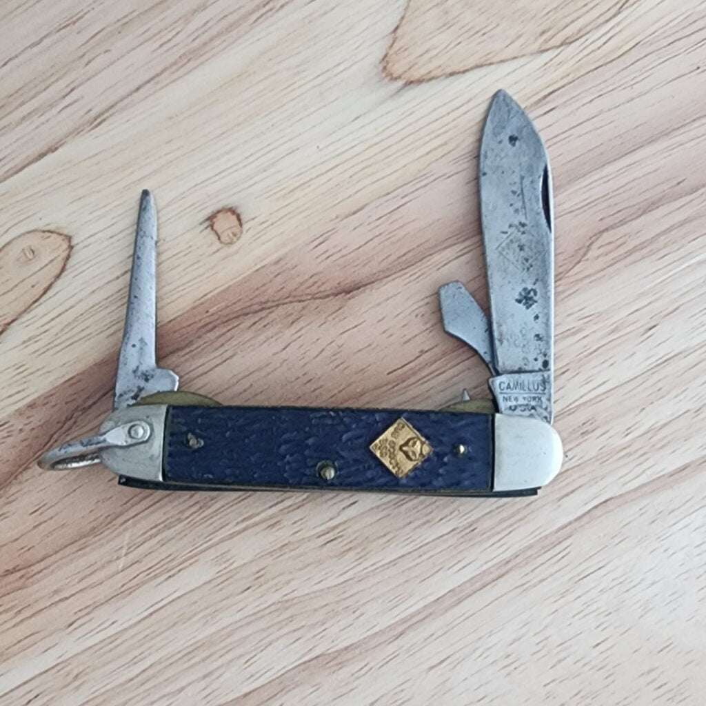 Vintage Camillus Boy Scout Knife For Sale Tsa Knives 9040